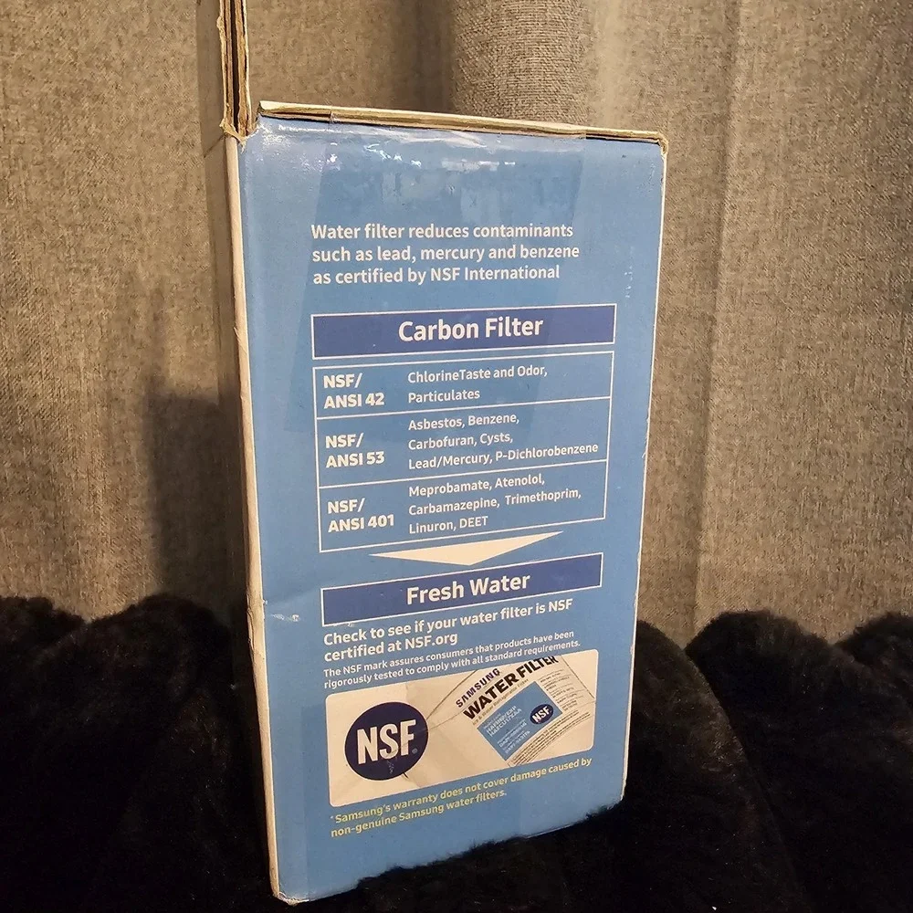 Samsung‎ Genuine Filter for Refrigerator Water and Ice DA29-00003G Carbon Block